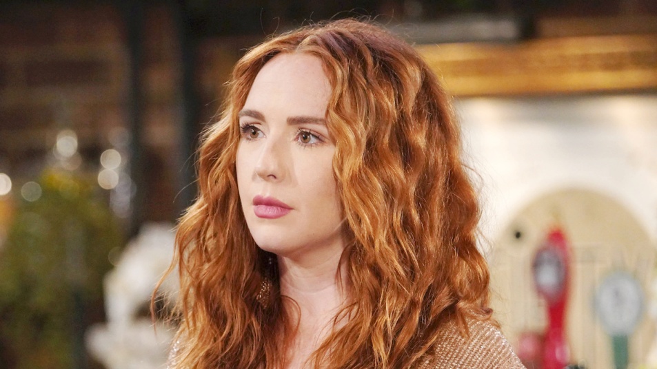 Camryn Grimes serious face