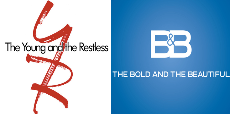 young and the restless logo and bold and the beautiful logo side by side