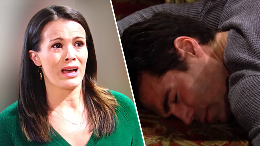 young and the restless chelsea crying rey gets in an accident
