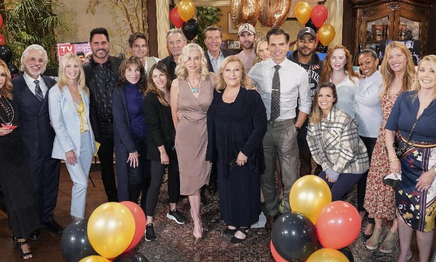 Young and the restless, cast, celebration
