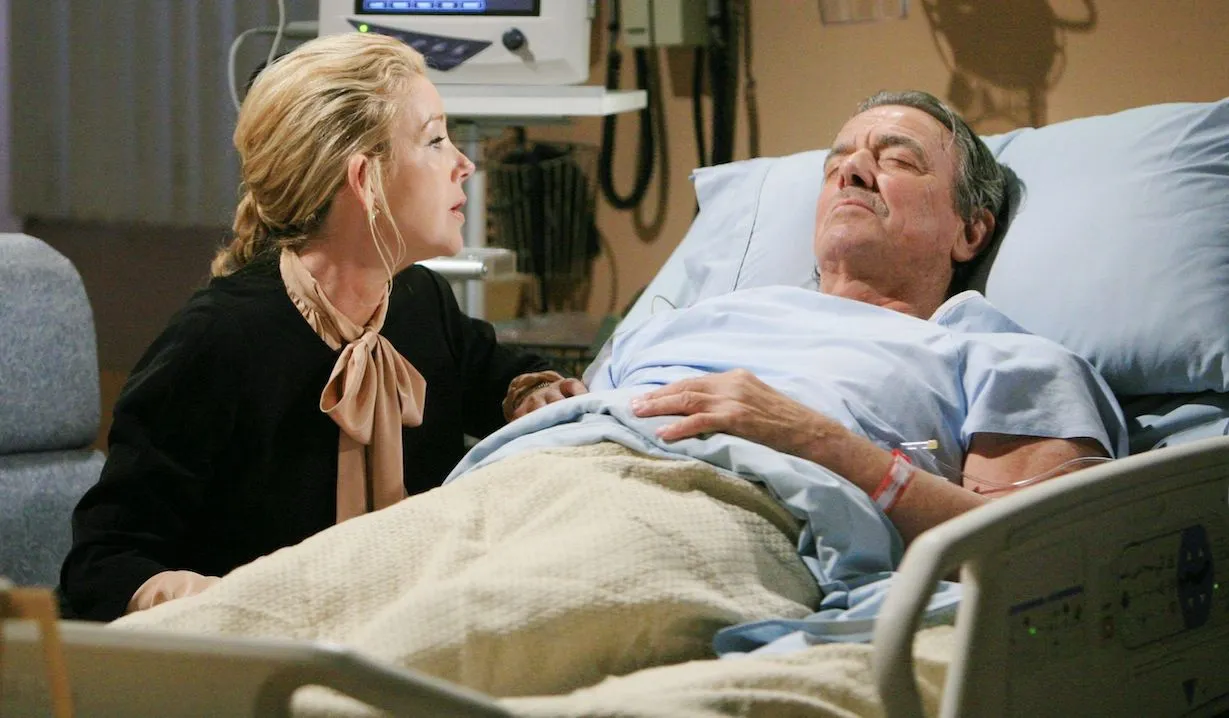 victor newman in the hospital, young and the restless