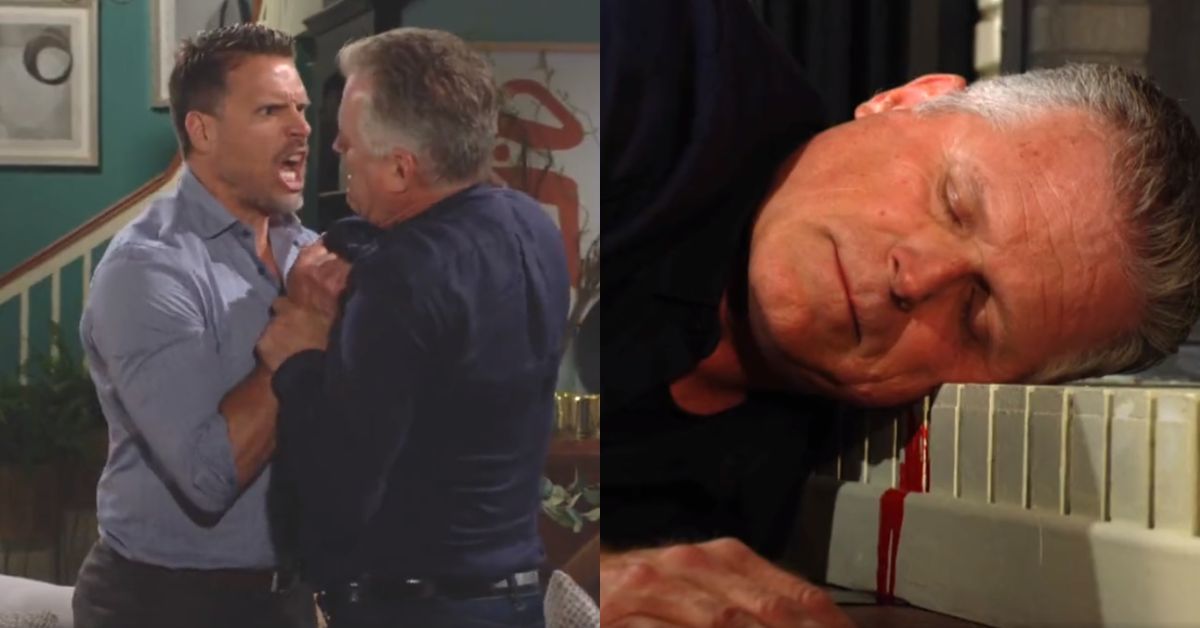 Altercation between Nick Newman and Ashland Locke on The Young and the Restless results in Ashland's death