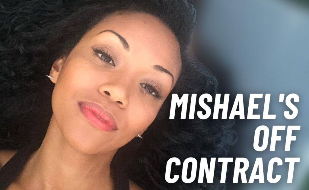 mishael morgan leaving the young and the restless