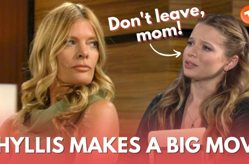  No kids, no job! Desperate Phyllis leaves GC for good! Y&R spoilers