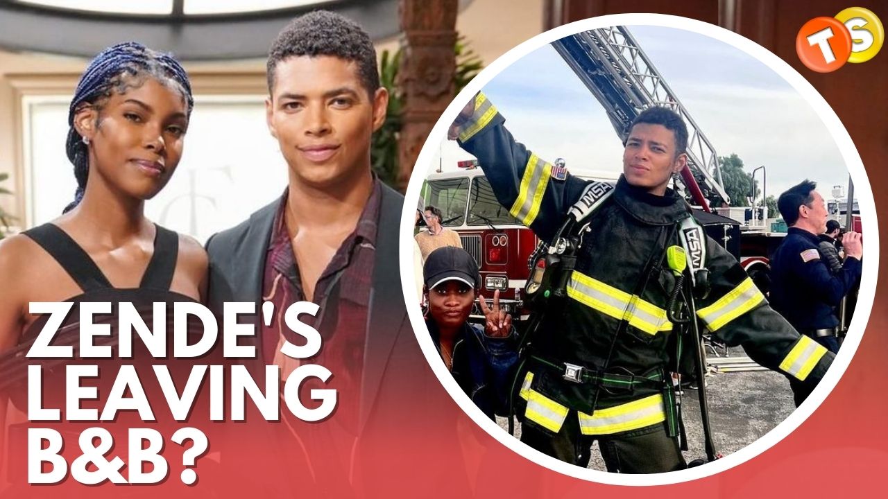 Delon De Metz Zende Forrester leaving the Bold and the Beautiful