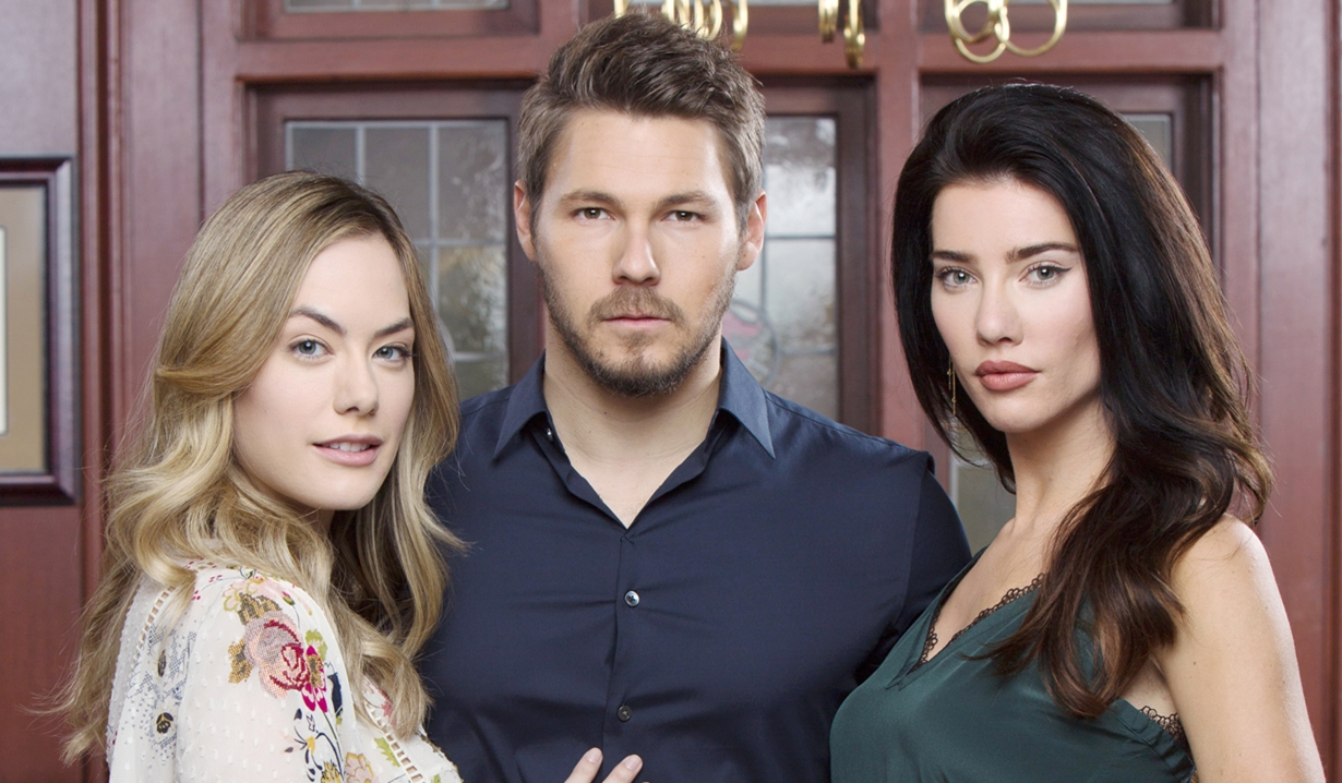 Steffy, Liam and Hope together in a frame.