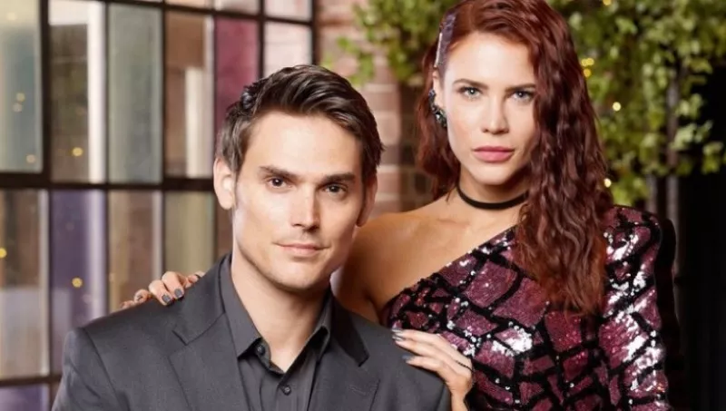 Mark Grossman and Courtney Hope together in a frame.