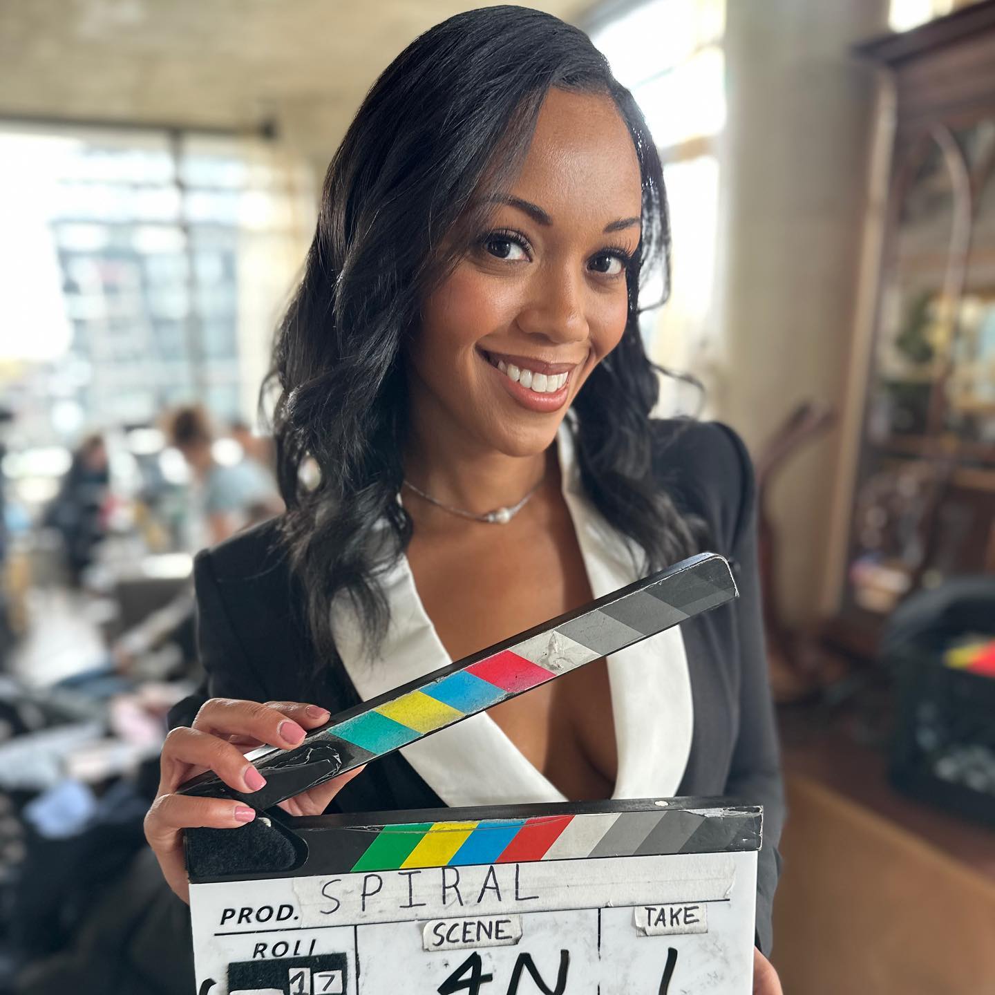 Mishael Morgan starring in the new movie Spiral. 