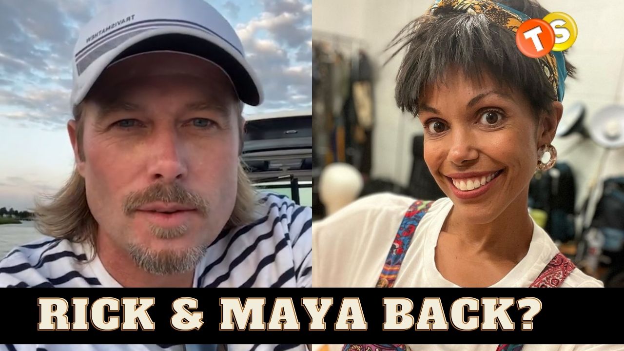left: Jacob Young with a cap and stripped tshirt, right Karla Mosley with bangs