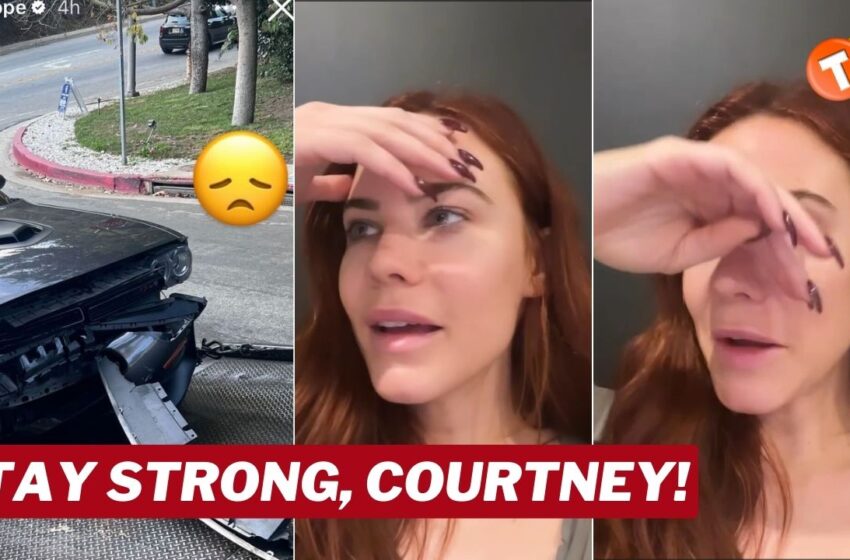  Courtney Hope Update: Tears up after life-changing accident ahead of Christmas 2023