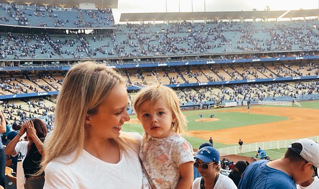 Melissa Ordway and her second baby