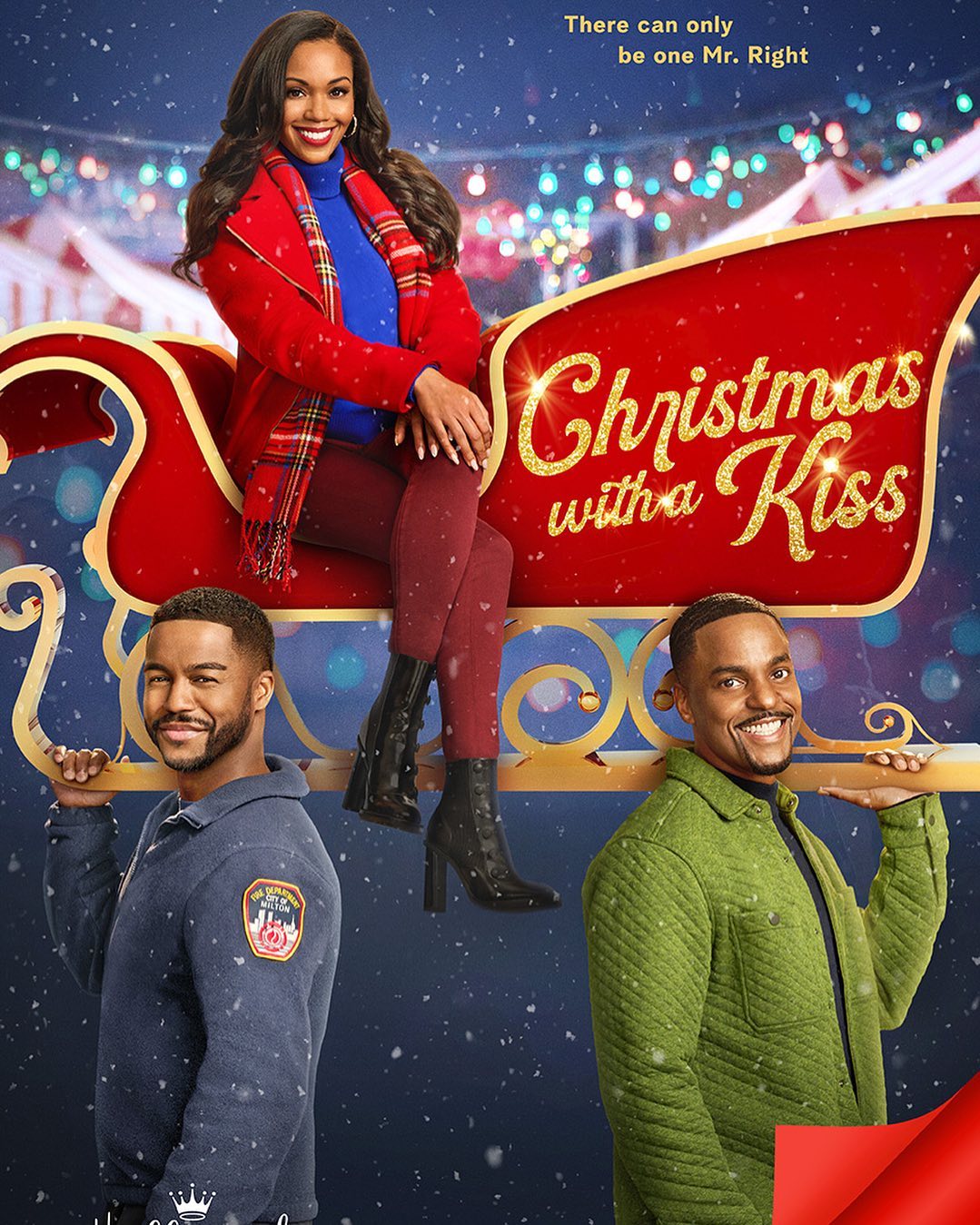 Mishael Morgan as Mona in Christmas With A Kiss