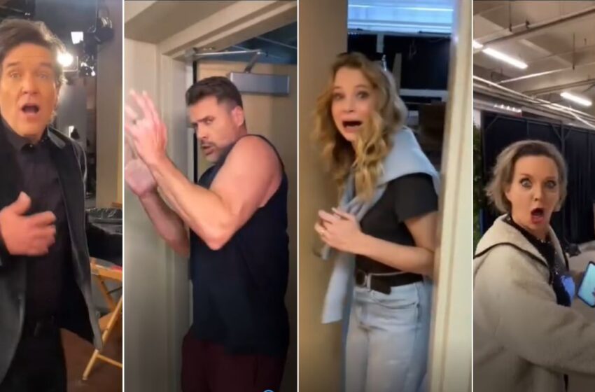  A jump-scary welcome to 2024 from Lauralee Bell to Y&R co-stars | Y&R BTS Extravaganza!