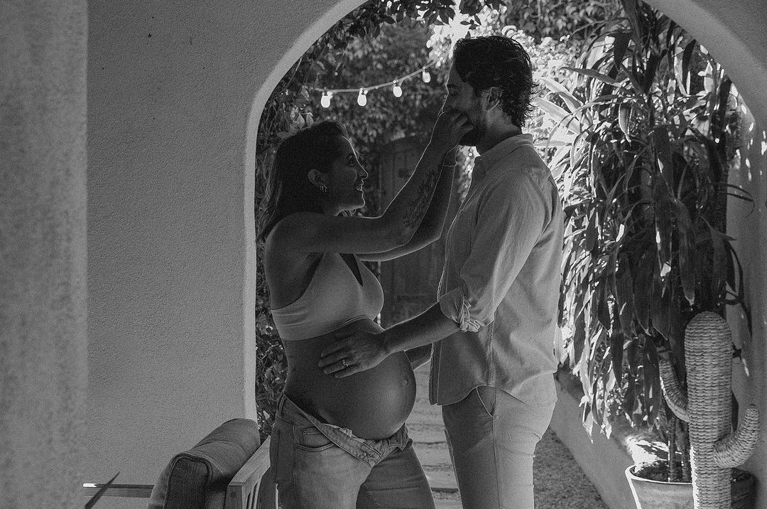 Christel Khalil and Sam Restagno for her maternity shoot