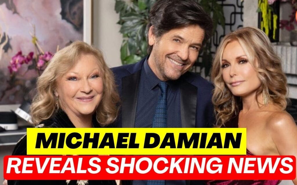 Michael Damian with Beth Maitland and Tracey Bergman